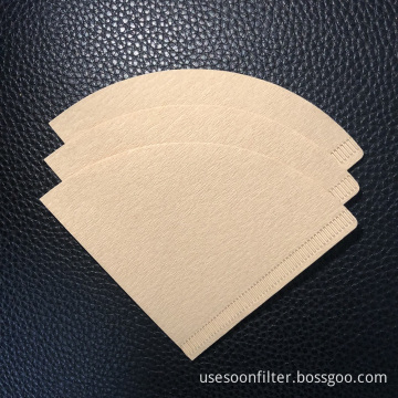 Natural color coffee filter paper V60-02 100pks